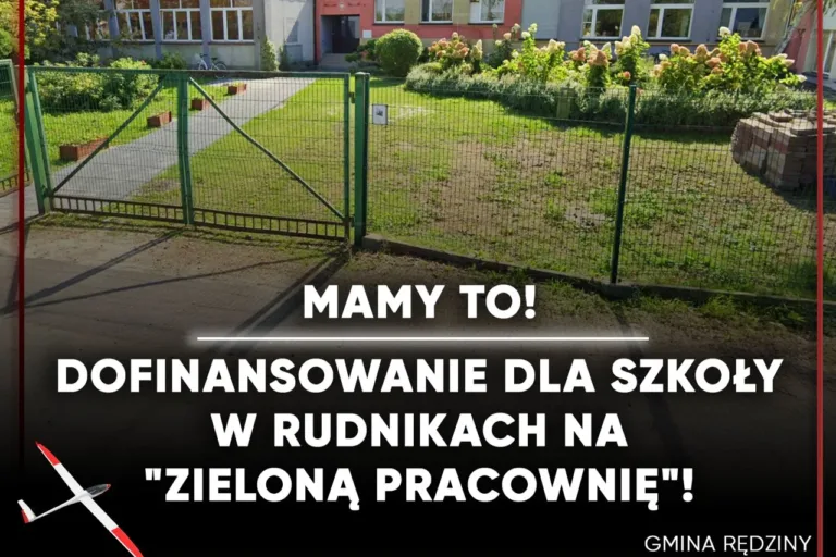 Zespół Szkolno-Przedszkolny w Rudnikach Laureatem XI Edycji Konkursu „Zielona Pracownia”!