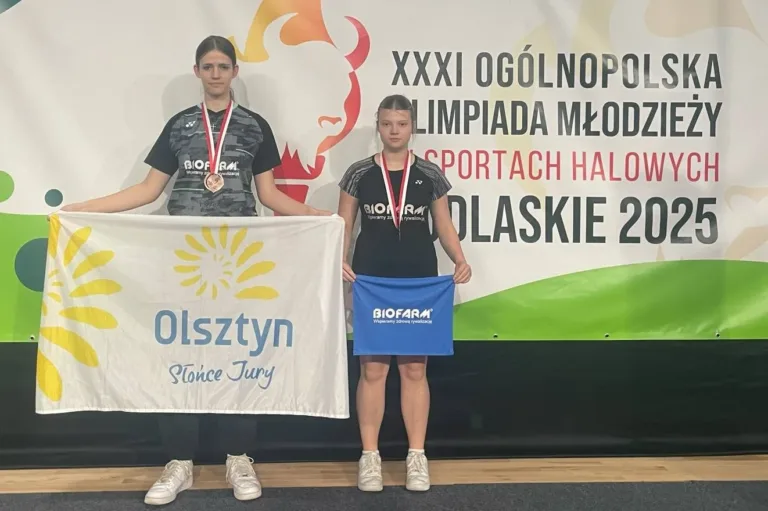 SUKCES MŁODYCH BADMINTONISTEK Z OLSZTYNA!
