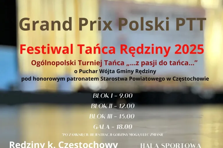 FESTIWAL TAŃCA RĘDZINY 2025 NADCHODZI!