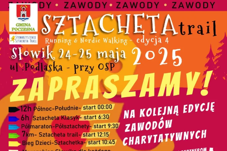 SZTACHETA trail 2025 – biegowe święto w Słowiku już 24-25 maja