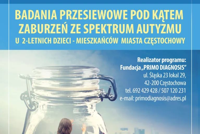 MIEJSKI PROFILAKTYCZNY PROGRAM DOTYCZĄCY SPEKTRUM AUTYZMU