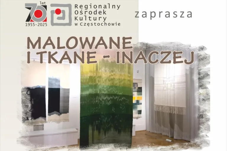 Sztuka między nicią a barwą – wystawa Ewy Dominiak w Regionalnym Ośrodku Kultury w Częstochowie