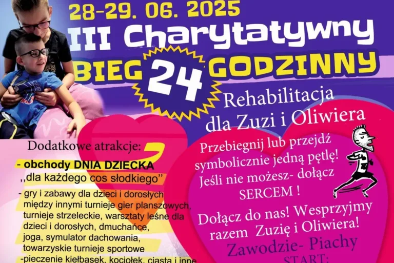 III Marszobieg Charytatywny – 24 godziny dla Zuzi i Oliwiera. Liczy się każdy krok