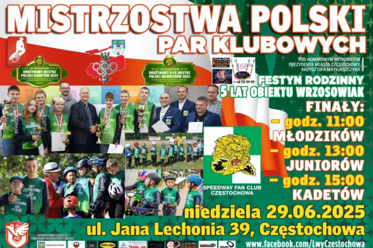 Częstochowa świętuje mistrzostwa – wielkie emocje na torze przy Lechonia