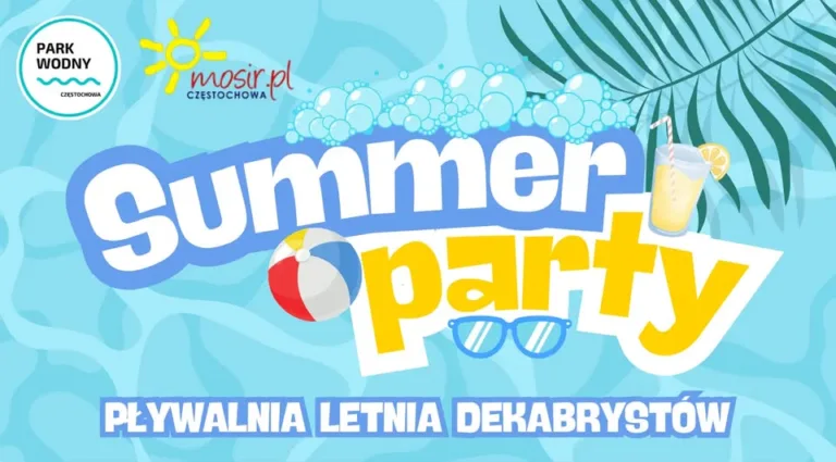 Letnie szaleństwo na Pływalni Dekabrystów – nie przegap SUMMER PARTY!