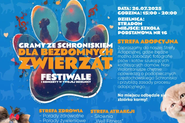MUZYCZNE DNI DLA ZWIERZAKÓW