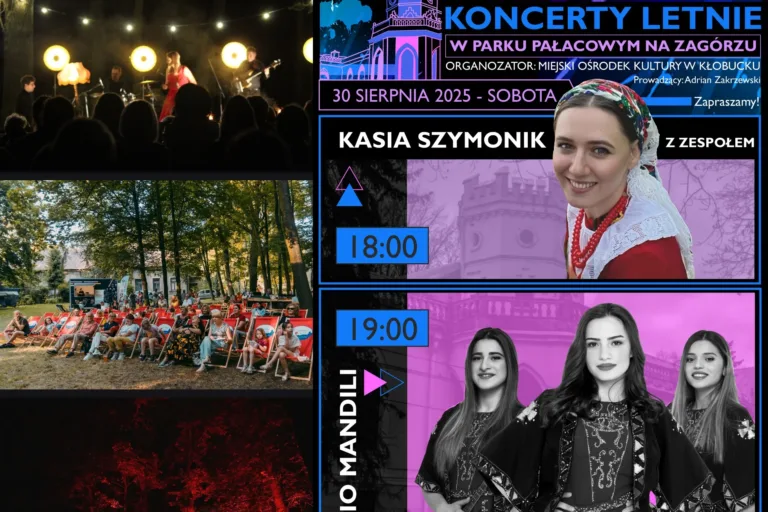 MUZYCZNE POŻEGNANIE LATA W PARKU PAŁACOWYM W KŁOBUCKU