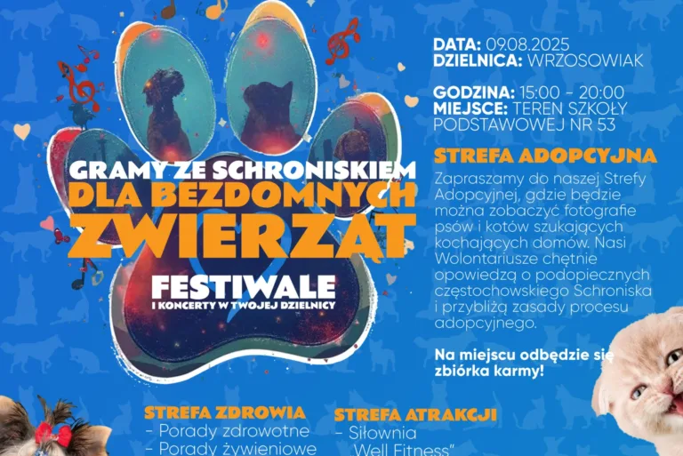 MUZYKA, SERCE I POMOC DLA ZWIERZĄT – FESTIWAL NA WRZOSOWIAKU JUŻ W SOBOTĘ!