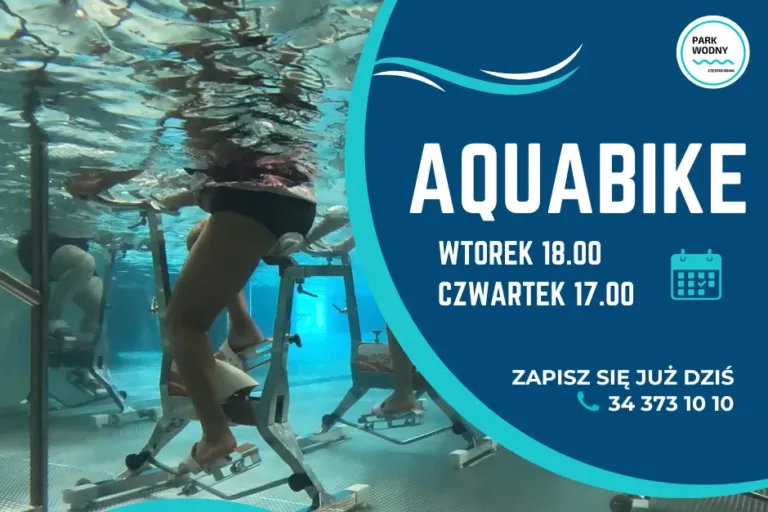 AQUABIKE – NOWA AKTYWNOŚĆ W PARKU WODNYM CZĘSTOCHOWA