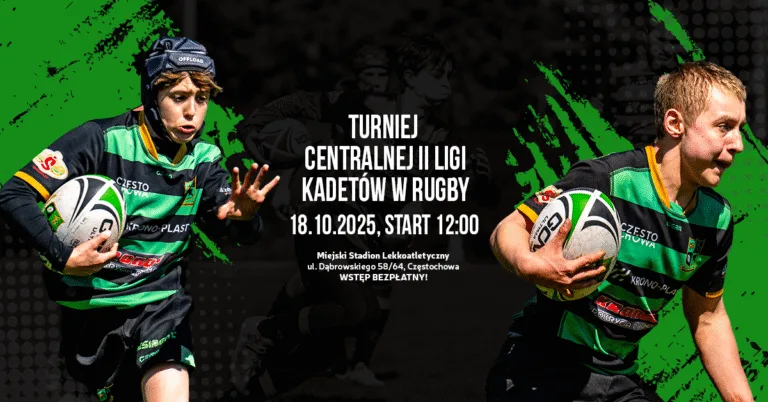 SOBOTA POD ZNAKIEM RUGBY – II TURNIEJ CENTRALNEJ II LIGI KADETÓW