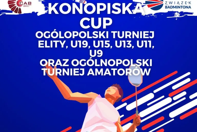 KONOPISKA CUP 2026 NADCHODZI – SZYKUJE SIĘ BADMINTONOWY WEEKEND NA PEŁNYCH OBROTACH