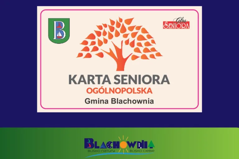 BLACHOWNIA DOŁĄCZA DO PROGRAMU KARTY SENIORA
