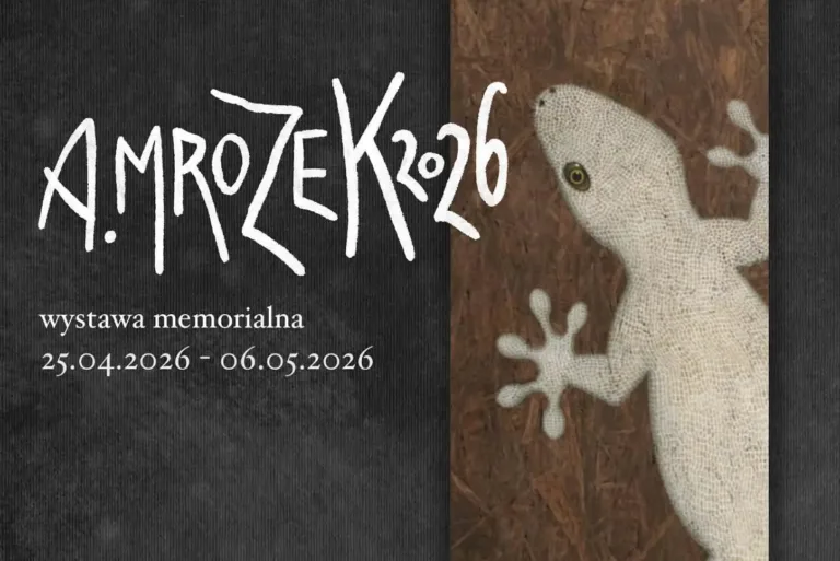 Wystawa memorialna Adama Mrożka w Konduktorowni w Częstochowie