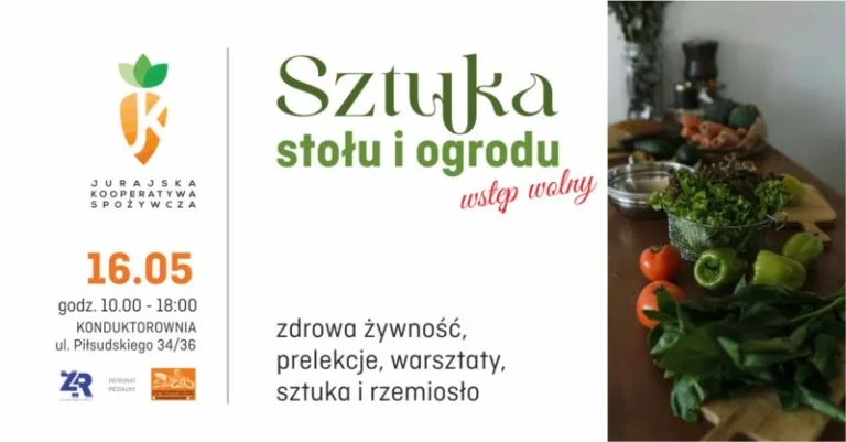 „Sztuka stołu i ogrodu” już 16 maja w Konduktorowni