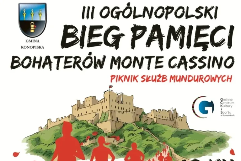 KONOPISKA POBIEGNĄ DLA BOHATERÓW MONTE CASSINO