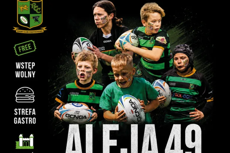 RUGBY, EMOCJE I RODZINNA ZABAWA W CZĘSTOCHOWIE!