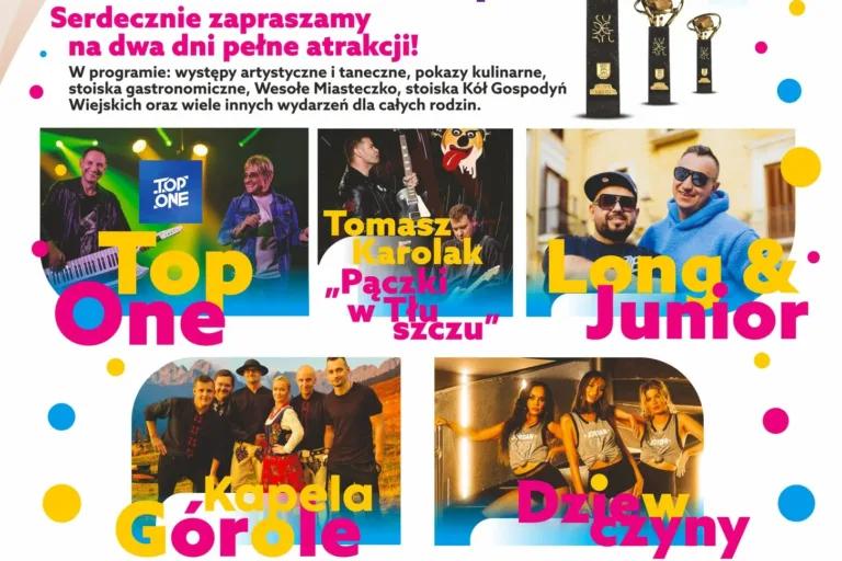 POCZESNA BAWI SIĘ NA CAŁEGO – DWA DNI PEŁNE MUZYKI, ATRAKCJI I DOBREJ ZABAWY!