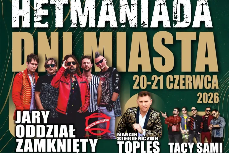 HETMANIADA ROZKRĘCA KONIECPOL – DWA DNI MUZYKI, ZABAWY I LETNICH ATRAKCJI