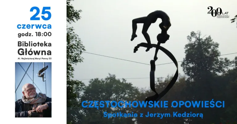 RZEŹBY, KTÓRE OSZUKUJĄ GRAWITACJĘ. SPOTKANIE Z JERZYM KĘDZIORĄ W BIBLIOTECE