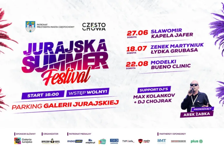 Jurajska Summer Festiwal ogłasza gwiazdy 3. edycji!