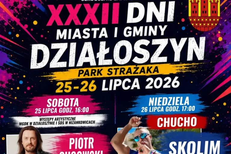 DZIAŁOSZYN SZYKUJE WIELKIE ŚWIĘTO. DWA DNI MUZYKI I DOBREJ ZABAWY