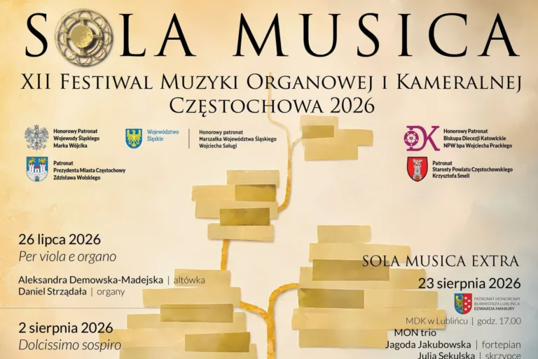 MUZYCZNE NIEDZIELE WRACAJĄ. RUSZA 12. FESTIWAL SOLA MUSICA