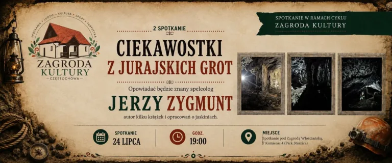 ODKRYJ TAJEMNICE JURAJSKICH JASKIŃ. PRZED NAMI WYJĄTKOWE SPOTKANIE Z JERZYM ZYGMUNTEM