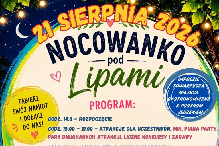 NOCOWANIE POD GWIAZDAMI W GMINIE PORAJ