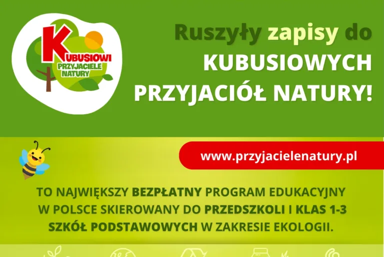 DZIECI UCZĄ SIĘ, JAK DBAĆ O PLANETĘ. RUSZA NOWA EDYCJA PROGRAMU