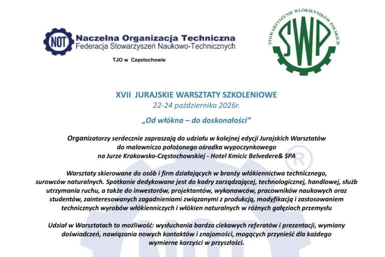 WŁÓKNO, WEŁNA I TECHNOLOGIE. W ZŁOTYM POTOKU BĘDĄ ROZMAWIAĆ O TYM, CO DA SIĘ Z TEGO ZROBIĆ