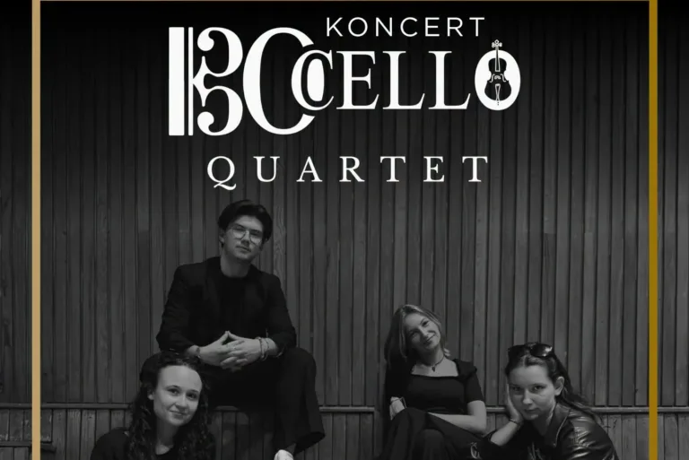 CZTERY WIOLONCZELE I POMYSŁ NA JESIENNY WIECZÓR. KONCERT W KŁOMNICACH