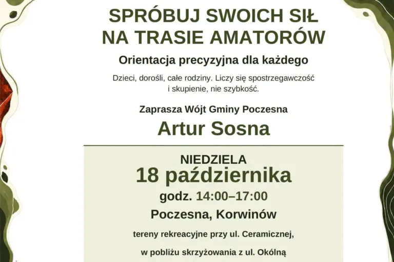 POCZESNA I CZĘSTOCHOWA NA TRASIE MISTRZOSTW POLSKI W ORIENTACJI PRECYZYJNEJ