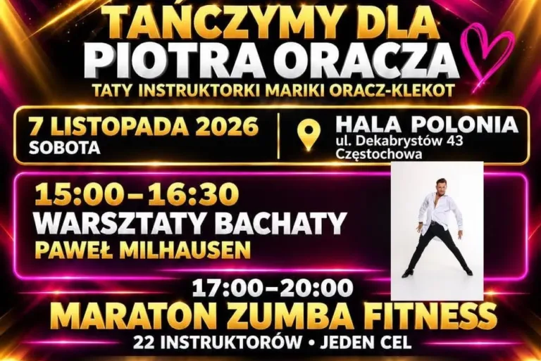 TANECZNY MARATON W HALI POLONIA. CZĘSTOCHOWA ZATAŃCZY DLA PIOTRA